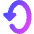Triangle Arrow Rotate Vertical Left 2 Icon from Core Gradient Set