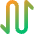 Line Arrow Curvy Up Down 1 Icon from Core Gradient Set