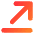 Line Arrow Diagonal Top Right Icon from Core Gradient Set
