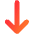 Line Arrow Down 1 Icon from Core Gradient Set