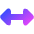 Arrow Horizontal Icon from Core Gradient Set