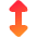 Arrow Vertical Icon from Core Gradient Set