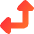 Triangle Arrow Bottom Right Corner Icon from Core Gradient Set