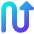Triangle Arrow Curvy Up Right Icon from Core Gradient Set