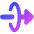 Triangle Arrow Elipse Right Icon from Core Gradient Set