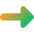 Triangle Arrow Right 1 Icon from Core Gradient Set