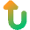 Triangle Arrow Turn Up Left Icon from Core Gradient Set