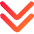 Double Tailless Line Arrow Down Icon from Core Gradient Set