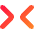 Tailless Line Arrow Shrink Horizontal 1 Icon from Core Gradient Set