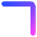 Tailless Line Arrow Top Right Icon from Core Gradient Set