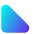 Tailless Triangle Arrow Bottom Left Icon from Core Gradient Set