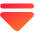 Tailless Triangle Arrow Down 2 Icon from Core Gradient Set