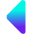 Tailless Triangle Arrow Left 1 Icon from Core Gradient Set