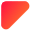 Tailless Triangle Arrow Top Left Icon from Core Gradient Set