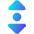 Tailless Triangle Arrow Vertical Scroll Icon from Core Gradient Set