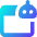 Ai Browser Robot Icon from Core Gradient Set