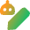 Ai Edit Robot Icon from Core Gradient Set