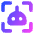 Ai Scanner Robot Icon from Core Gradient Set