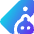 Ai Tagging Robot Icon from Core Gradient Set