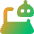 Laptop Ai Robot Icon from Core Gradient Set