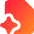 Ai File Spark Icon from Core Gradient Set