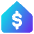 Properties Mortgage Icon from Core Gradient Set