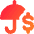 Security Umbrella Icon from Core Gradient Set
