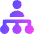 Work Organization Icon from Core Gradient Set