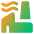 Factory Plant Icon from Core Gradient Set