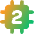 Computer Chip Two Core Icon from Core Gradient Set