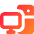 Computer Pc Desktop Icon from Core Gradient Set