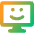 Desktop Emoji Icon from Core Gradient Set