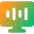 Desktop Equalizer Icon from Core Gradient Set