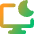 Desktop Screensaver Sleep Icon from Core Gradient Set