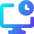 Desktop Time Icon from Core Gradient Set