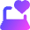 Laptop Favorite Heart Icon from Core Gradient Set