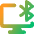 Monitor Bluetooth Icon from Core Gradient Set