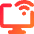 Monitor Wifi Icon from Core Gradient Set