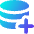 Database Add 1 Icon from Core Gradient Set
