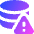 Database Alert Icon from Core Gradient Set