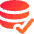 Database Check Icon from Core Gradient Set