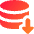 Database Download Icon from Core Gradient Set