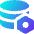 Database Setting Bolt Nut Icon from Core Gradient Set