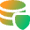 Database Shield Icon from Core Gradient Set