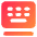 Floating Keyboard Case Tablet Icon from Core Gradient Set