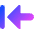 Previous 1 Icon from Core Gradient Set