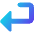 Return 1 Icon from Core Gradient Set