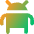 Android Logo Icon from Core Gradient Set