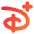 Disney Plus Logo Icon from Core Gradient Set