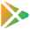 Play Store Logo Icon from Core Gradient Set